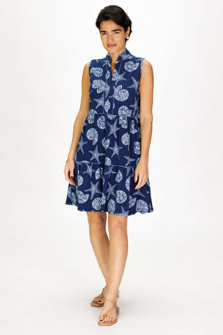 Robin Dress Marine Mosaic