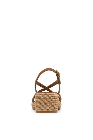 Rosalie Saddle Braided Sandal