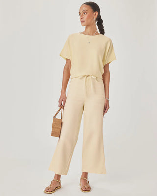 Lounge Denim Crop Pant Honeysuckle