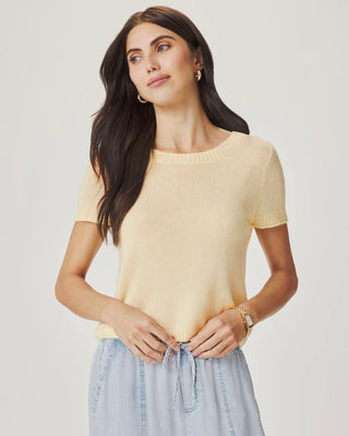 Emerson Short Sleeve Sweater Honeysuckle