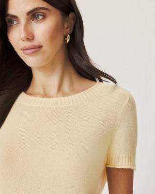 Emerson Short Sleeve Sweater Honeysuckle