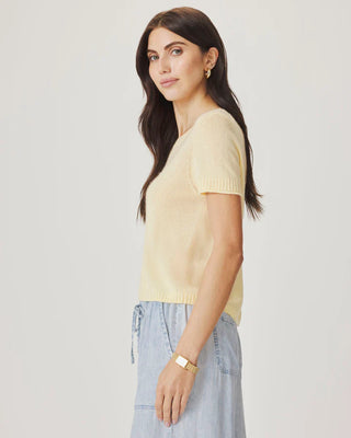 Emerson Short Sleeve Sweater Honeysuckle