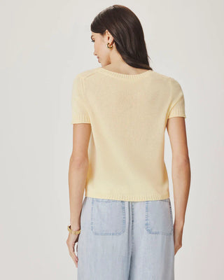Emerson Short Sleeve Sweater Honeysuckle