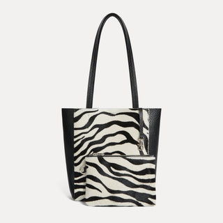 Mini Mara Shopper Tote Zebra Calf Hair