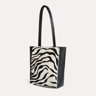 Mini Mara Shopper Tote Zebra Calf Hair