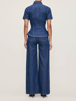 Hepburn Wide Leg High Rise 32" Jeans