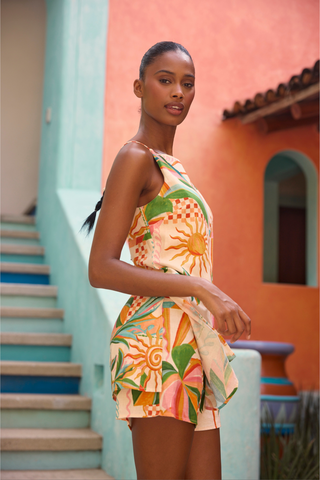 Zaraya Romper Whimsy Tropical