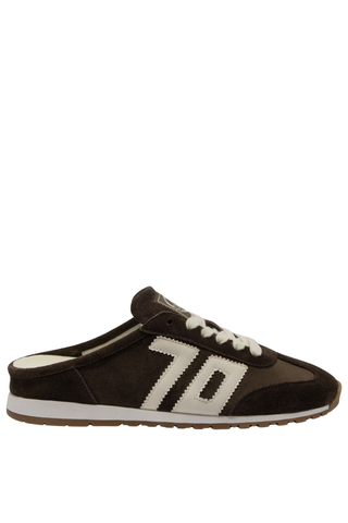 Venice W26 Velvet Coffee Backless Sneaker