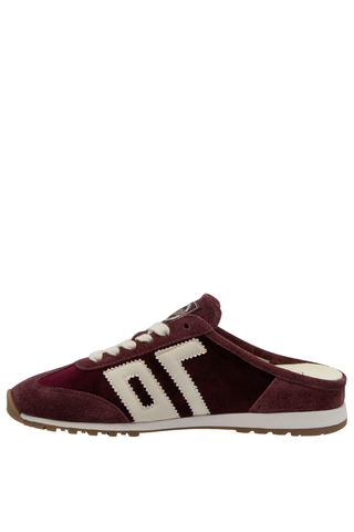 Venice W26 Velvet Wine Backless Sneaker