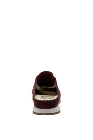 Venice W26 Velvet Wine Backless Sneaker