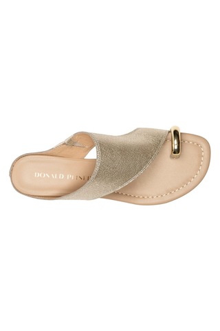 Vesna Toe Ring Wedge Sandal Platino
