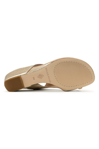 Vesna Toe Ring Wedge Sandal Platino