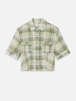 The Utility Shirt Jade Green Plaid