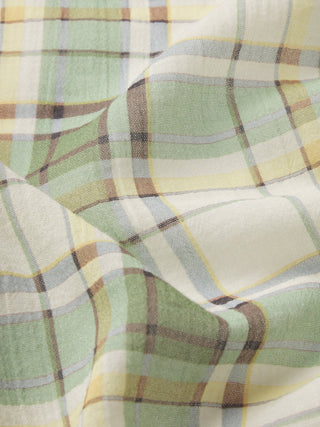 The Utility Shirt Jade Green Plaid