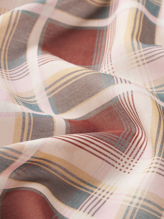 The Boy Shirt Silver Peony Plaid