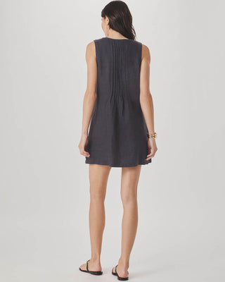 Stella Linen Mini Dress Lead