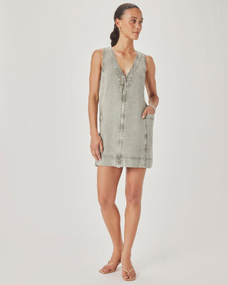 Lounge Denim Mini Dress Eucalyptus