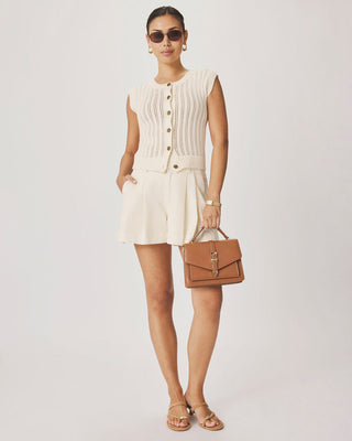 Luca Knit Tank Antique Pearl