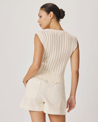 Luca Knit Tank Antique Pearl