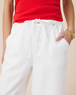Lounge Denim Jort White