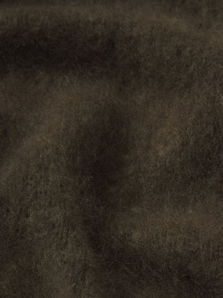 Cashmere Airy Teddy Cardi Deep Olive