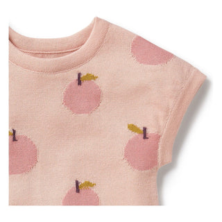 Just Peachy Organic Knitted Growsuit