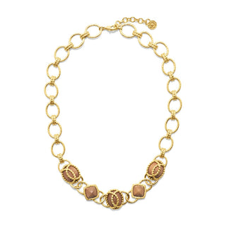 Blandine 18"+2" Chain Necklace Teak