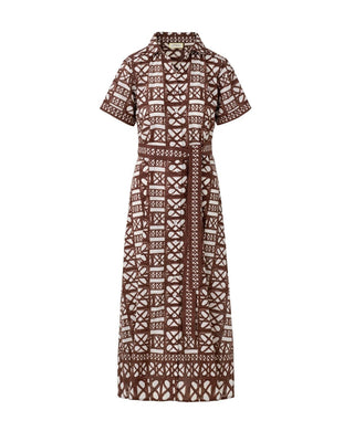 Amira Shirt Dress Nari Cacao
