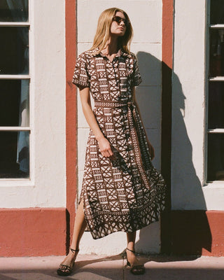 Amira Shirt Dress Nari Cacao
