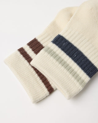 Stripe Socks 2-Pack Fog Mulberry