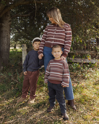 Women’s Cheyenne Cardigan Mulberry Stripe