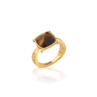 Mystic Eye Gem Ring Tigers Eye