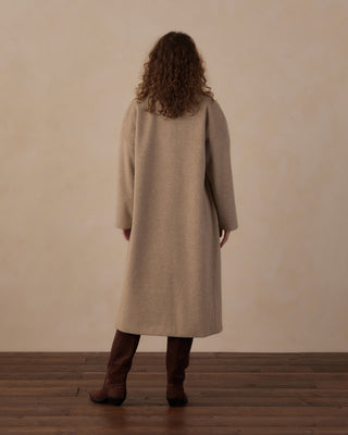 Women’s Presley Longline Coat Stone