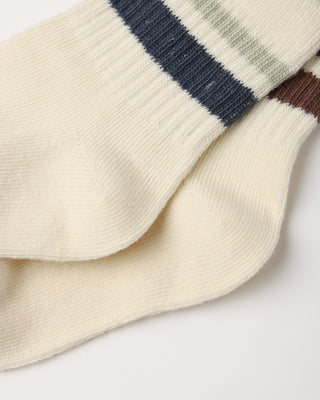 Stripe Socks 2-Pack Fog Mulberry