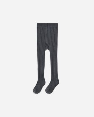 Ribbed Tights Midnight