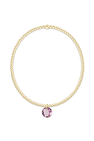 Classic Gold 2mm Bracelet Reflection Small Charm 02
