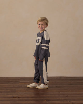 Paneled Sweatpant Midnight