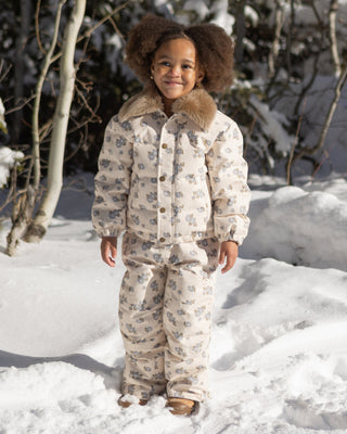 Idyllwild Jacket Blue Floral Natural