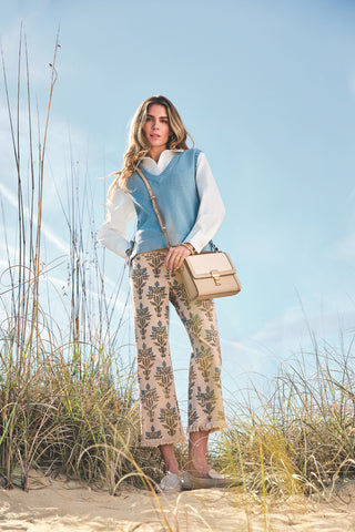 Beatrice Lace Up Vest Rivermist