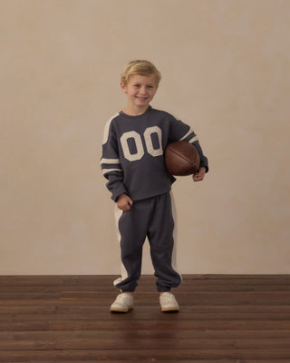Paneled Sweatpant Midnight