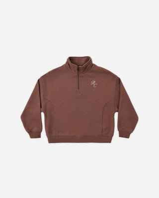 Half-Zip Sweatshirt Mulberry