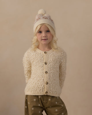 Beanie Flower Fair Isle