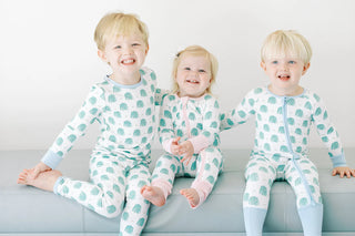 Sleep Romper Golf Blue