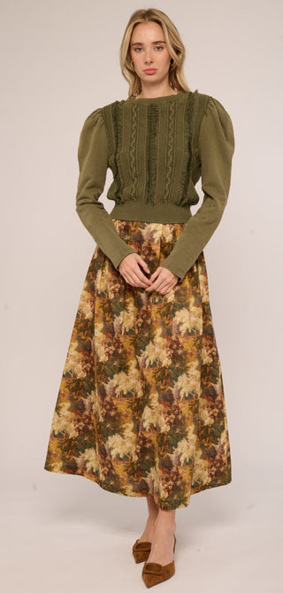 Liv Knit Pullover Ivy Garden
