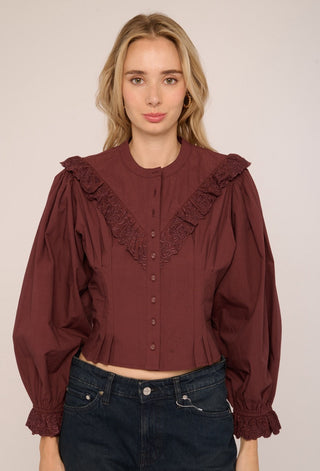 Ida Top Deep Mahogany