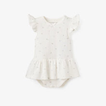 Load image into Gallery viewer, ORGANIC COTTON POINTELLE BABY BUBBLE ROMPER