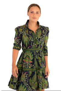 Cotton Damsel Dress - Plume