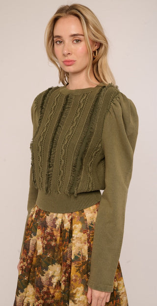 Liv Knit Pullover Ivy Garden