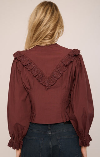 Ida Top Deep Mahogany