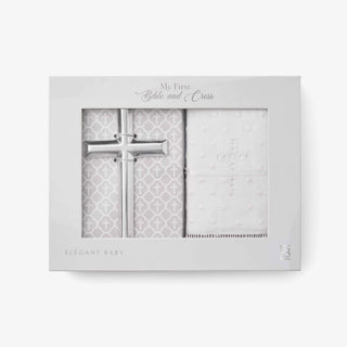 Heirloom Bible And Cross Christening Gift Set